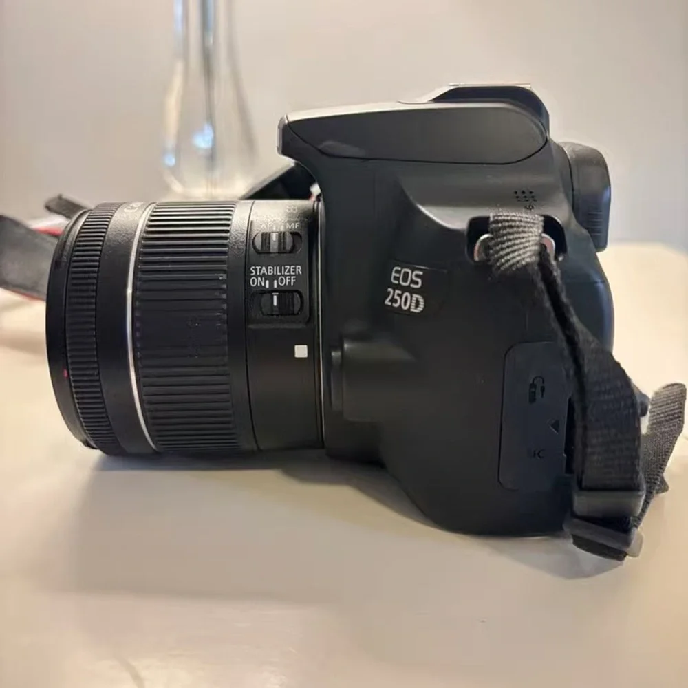 Canon Black DSLR Camera with 18-55mm Lens